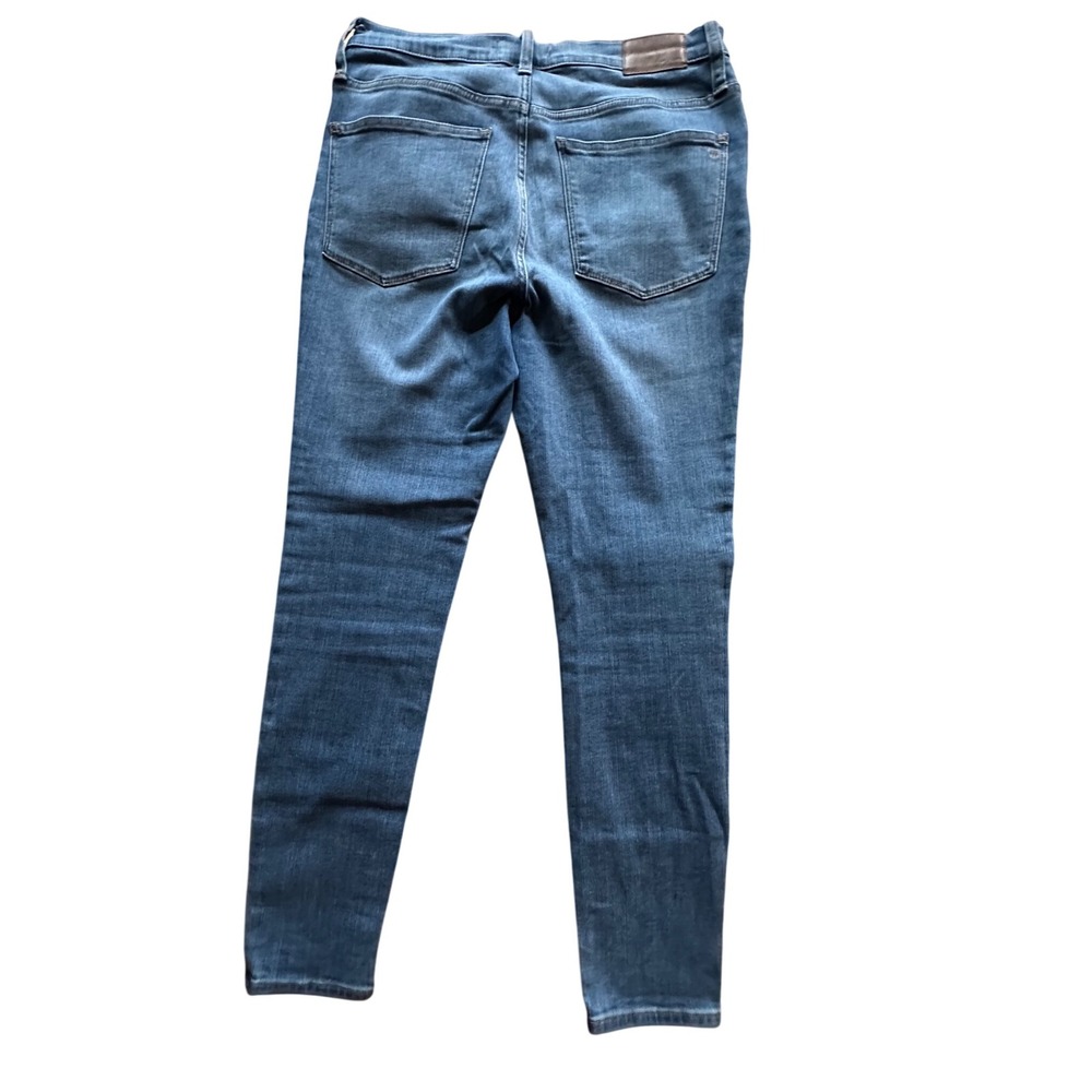 Madewell 9" Mid Rise Skinny Jeans Blue‎ Wash Size 30 - Picture 2 of 4